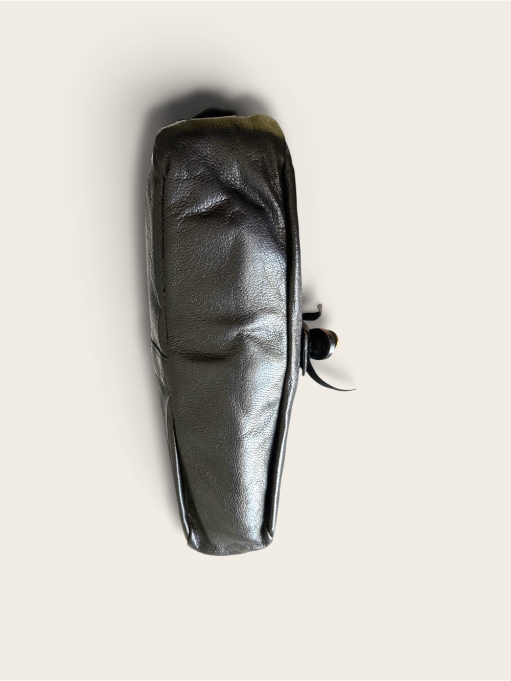 Mayle Black Pleated Leather Shoulder Bag - Picture 13 of 15